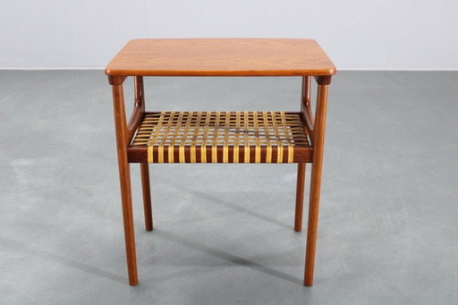 Table d'appoint en teck danois des années 1960 par Heltborg Mobler