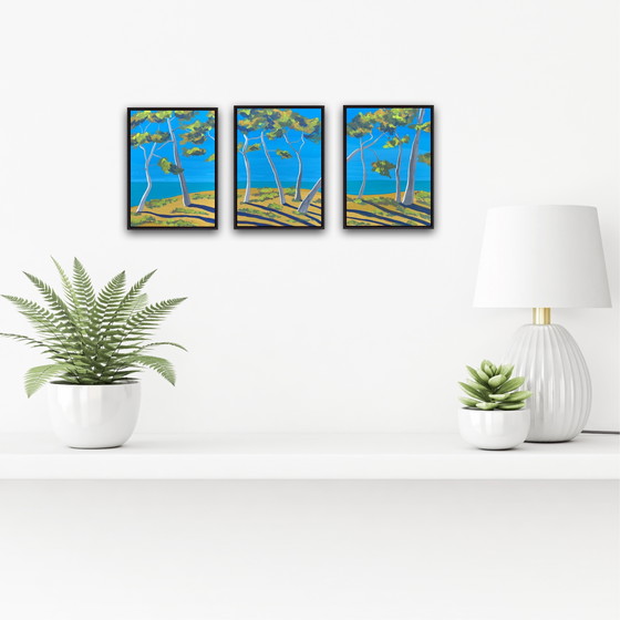 Image 1 of 3 pinturas al gouache sobre papel A5 (21x15cm)