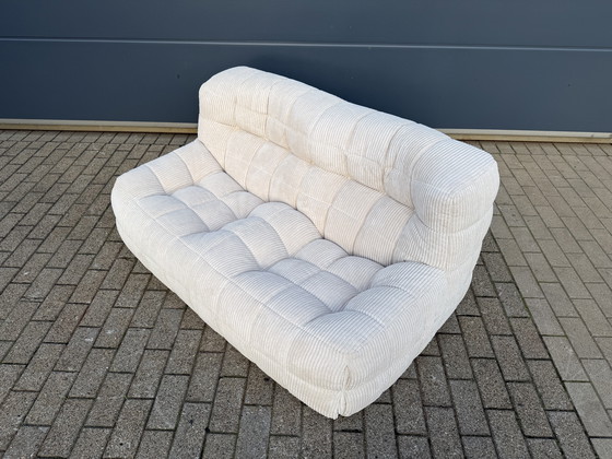 Image 1 of Ligne Roset Kashima (9-'81) 2 posti in velluto a coste beige 10/10