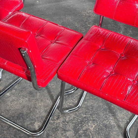Image 1 of Set di 6 sedie in stile Cesca di Marcel Breuer, Italia, anni '60