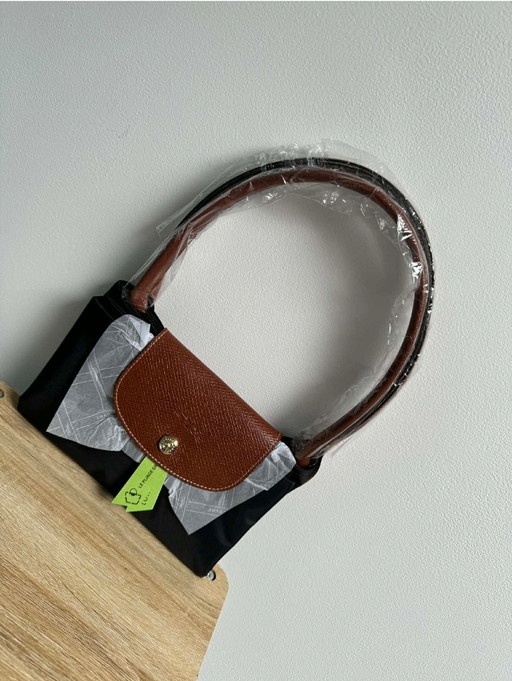 Borsa Longchamp Le Pliage, taglia L, nera
