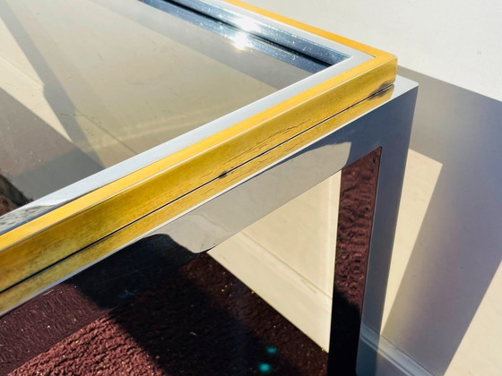 Image 1 of Belgochrom * Hollywood Regency * Vintage 70s coffee table