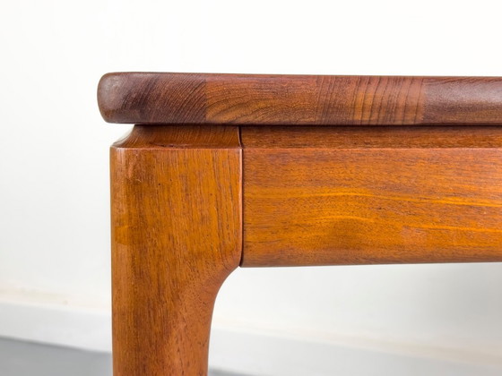 Image 1 of Extendable Solid Teak Dining Table by Glostrup, 1970s