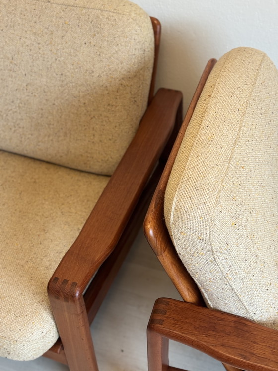 Image 1 of Vintage Danish easy chairs teak 1960s
