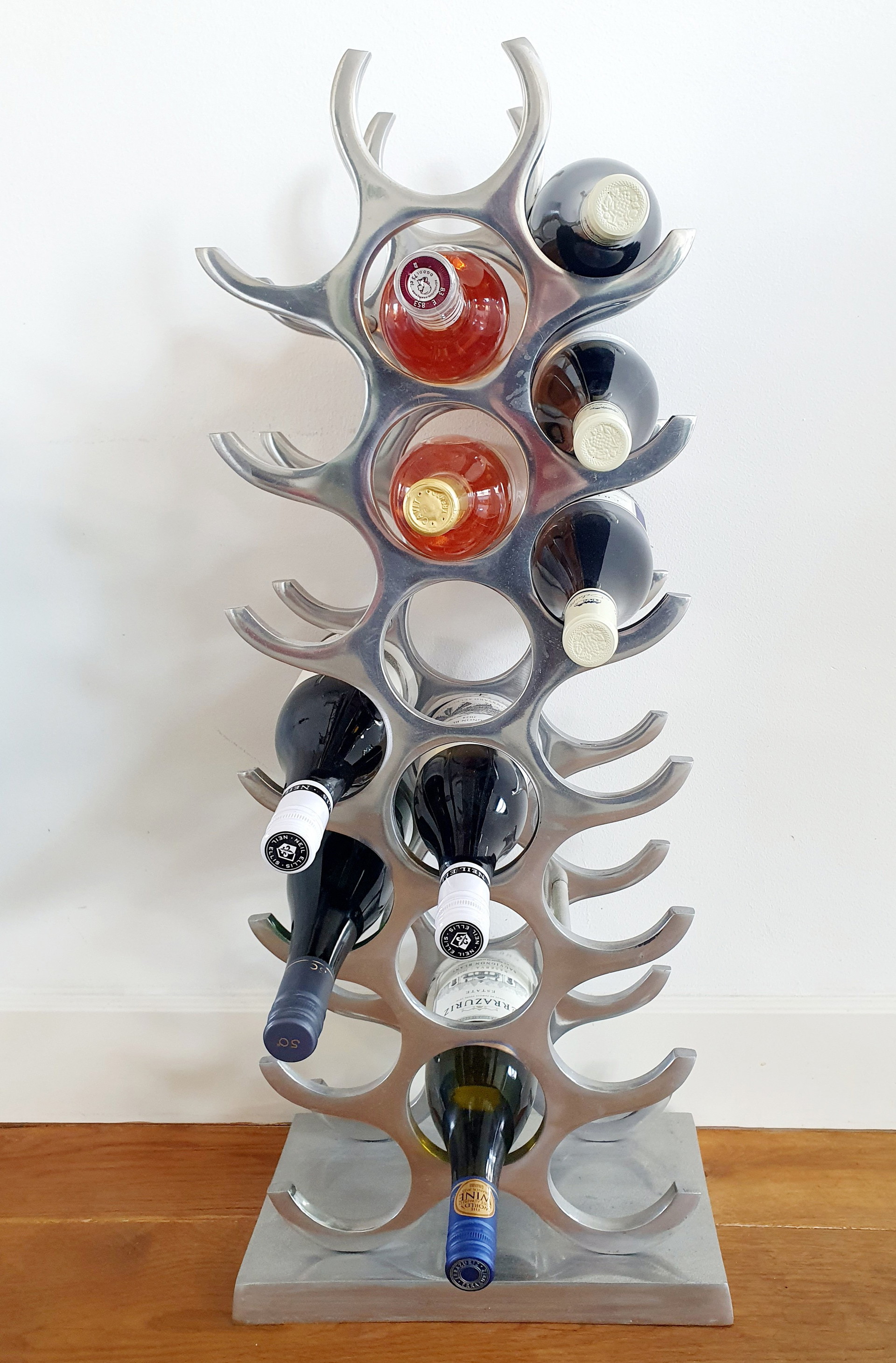 Solid wine rack 21 bottles by Michael Noll (1990) | €115 | Whoppah