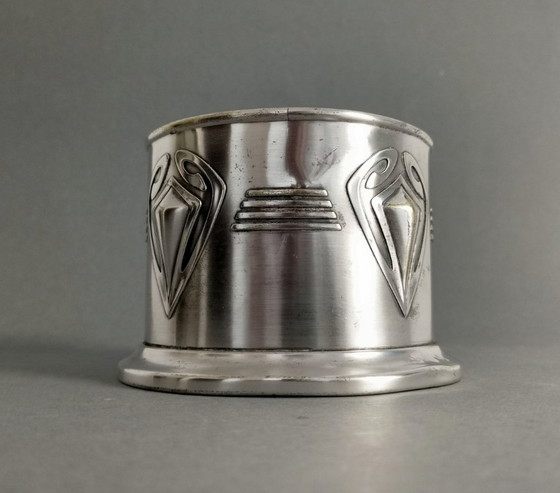 Image 1 of WMF jugendstil model 'no. 132' glass/wine holder by Albin Müller, 1905 Alemania