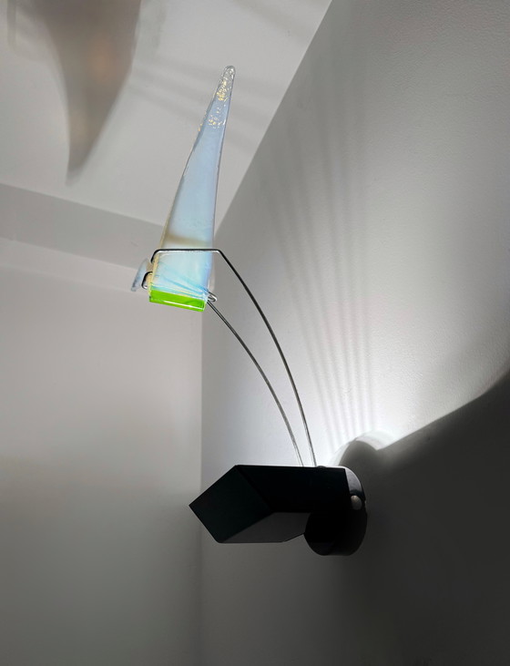 Image 1 of Memphis Murano design wandlamp uit de jaren 80