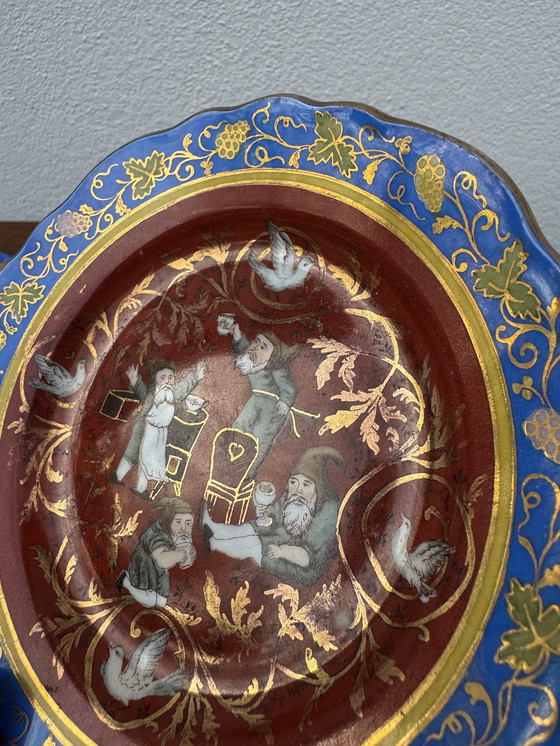 Image 1 of Assiettes de Noël porcelaine Meissen anciennes 