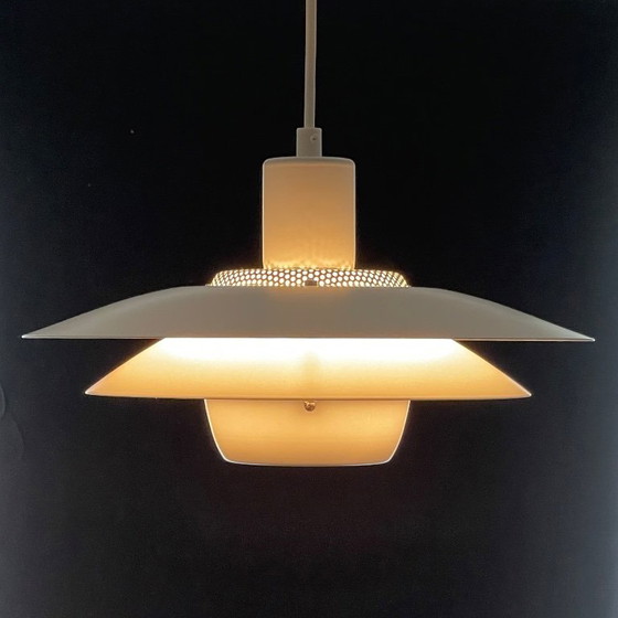 Image 1 of Jeka vintage Deens design LAMP witte schalenlamp Mid Century