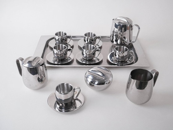 Image 1 of Servizio da caffè e tè, design italiano, anni '80, prodotto in Italia