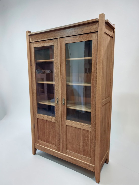 Image 1 of antieke boekenkast servieskast Art Deco