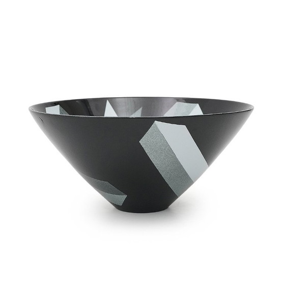 Image 1 of Dekorierter Keramikteller "Atlantis" von Rolf Sinnemark für Rorstrand, 1980er Jahre