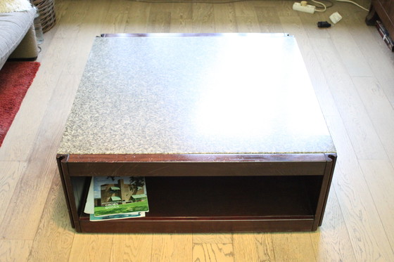 Image 1 of Angelo Mangiarotti 4D Coffee Table for Molteni, Italy 1960s