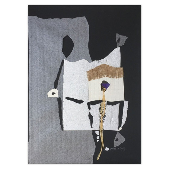 Image 1 of François-Xavier FAGNIEZ Un chemin s'ouvre I Signed mixed-media 1985