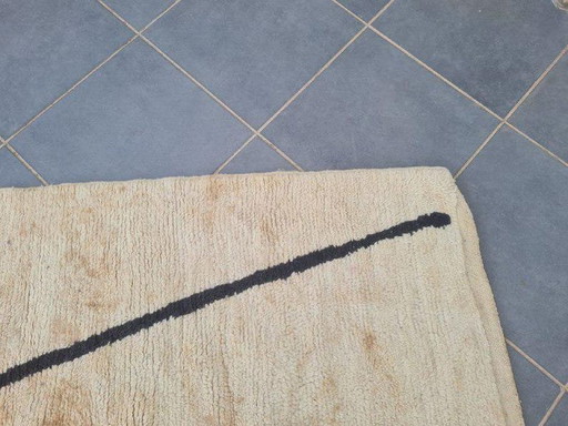 Handgemaakt Beni Mrirt-tapijt, traditioneel vakmanschap, afmeting 2/3 meter – Aime Té, vloerkleden en tapijten (photo 2 of 7)