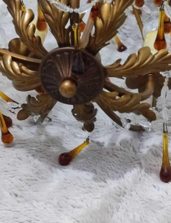 Image 1 of Lámpara de araña de cristal