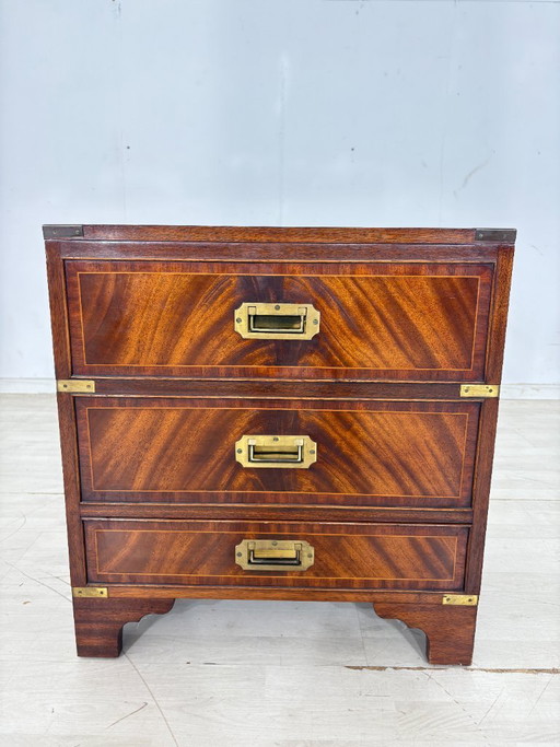 Cómoda/mueble bar/aparador de estilo colonial inglés - caoba/minibar
