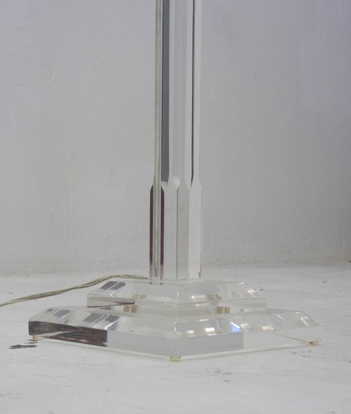 Lampadaire en lucite, 1970