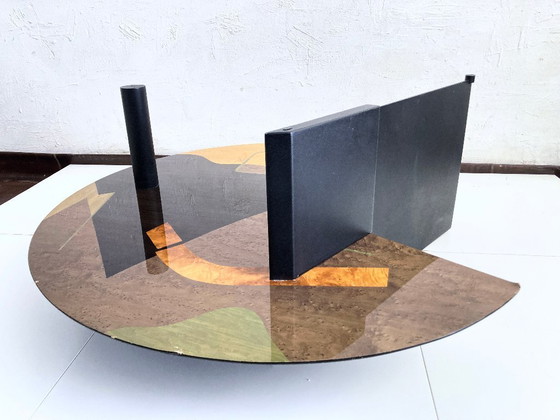 Image 1 of Tavolino italiano postmoderno nello stile di Carlo Malnati anni '80-'90