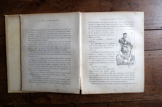 Image 1 of Livre illustré français ancien "Mon Ami L'Oiseau Bleu" de Guy Chantepleure, c.1900 – Art Nouveau – 2C43