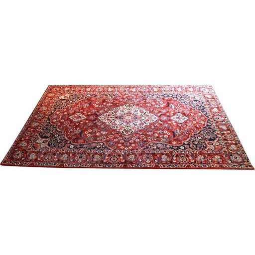 Alfombra vintage de lana Keshan, Irán