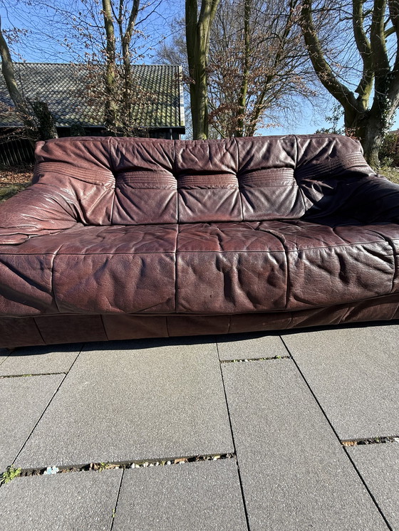 Image 1 of Ledersofa aus den Siebzigern