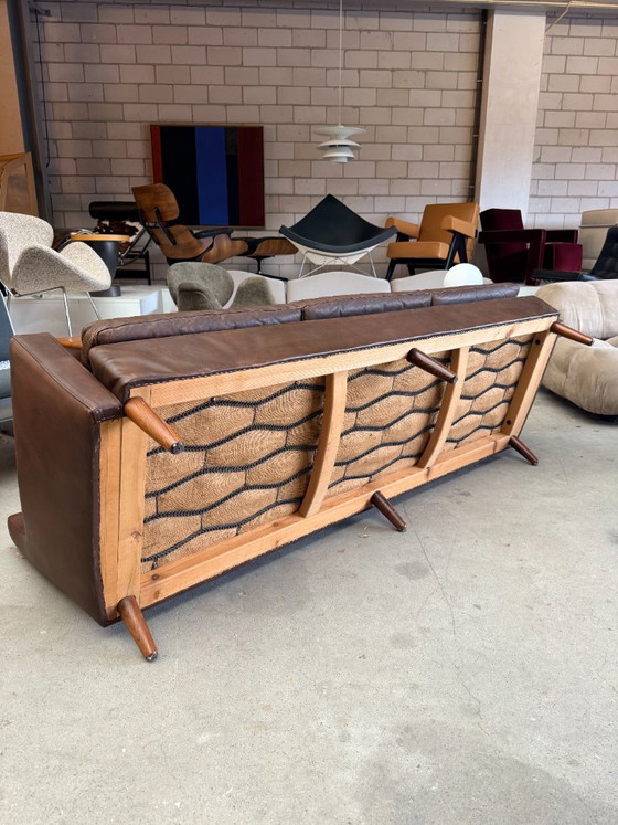 Divano vintage Vejen di Georg Thams – Divani, Leather, Wood (photo 11 of 14)