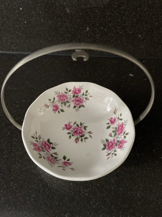 Enoch Wedgwood Bonbonnière – Stoviglie, Porcellana, Metallo (photo 3 of 12)