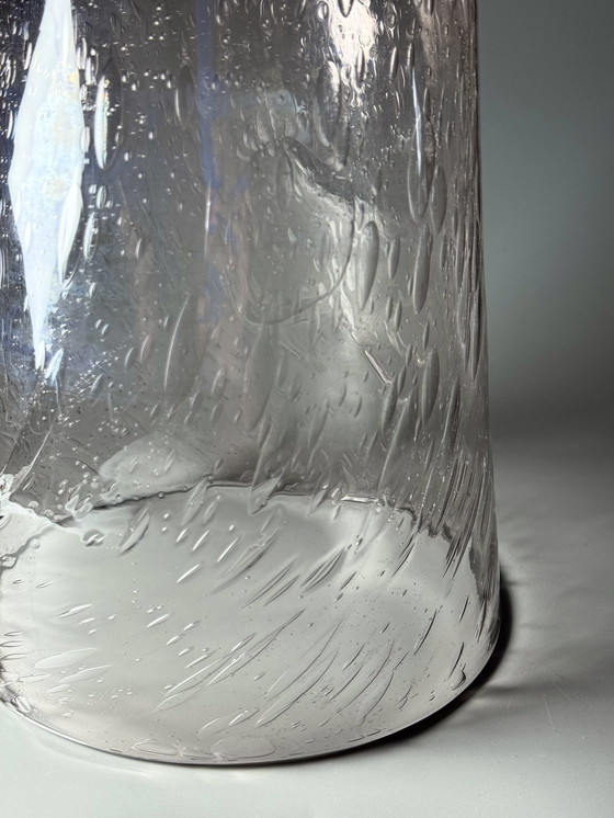 Image 1 of La Verrerie de Biot (France) - Large Hand-Blown Decorative Vase