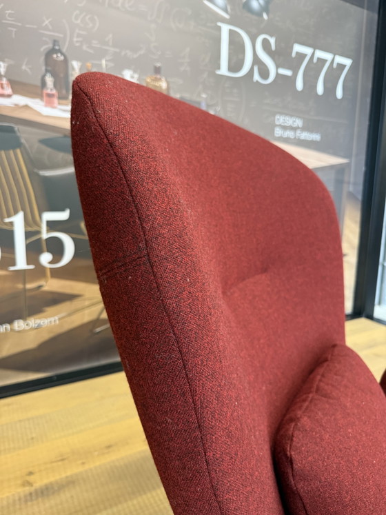 Sillón Rolf Benz 594 de tela roja – Sillones, Wool (photo 7 of 8)