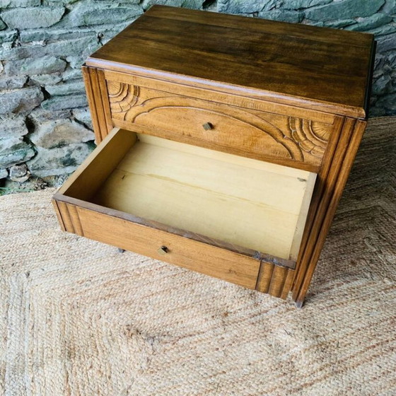 Vintage Art Deco Ladekasten – Hout (photo 10 of 11)