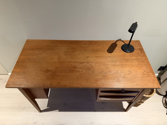 Vintage Wooden Desk / Writing Desk / Retro Desk (photo 4 of 10)