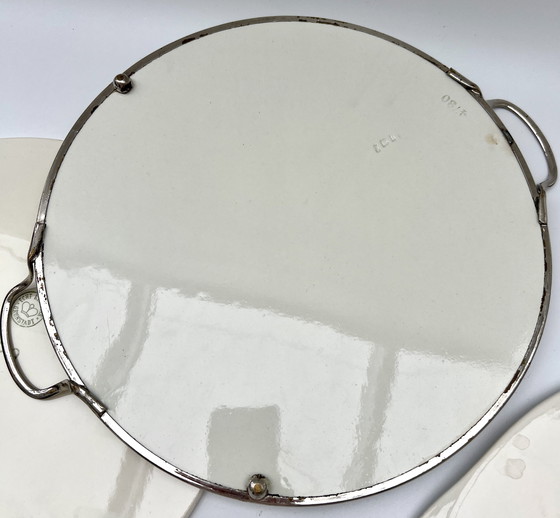 Image 1 of Tres aparadores y mesas de servicio Art Déco/mediados de siglo - cerámica, Alemania, circa 1930-1950