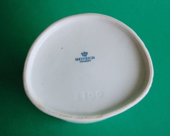 Image 1 of Ovale Porzellanvase mit futuristischem Dekor, Heinrich, Deutschland, 1970er Jahre