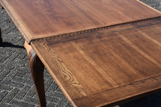 Image 1 of Magnifique table/bureau extensible en bois massif