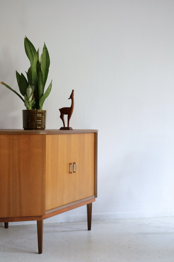 Scandinavische Hoekkast Jaren 60 – Wandkast, Wood (photo 6 of 7)