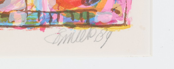 Image 1 of Frans Smeets (1925-2014) - Senza titolo - 1989 - Serigrafia - 49 x 63 cm (74 x 88 cm con cornice)