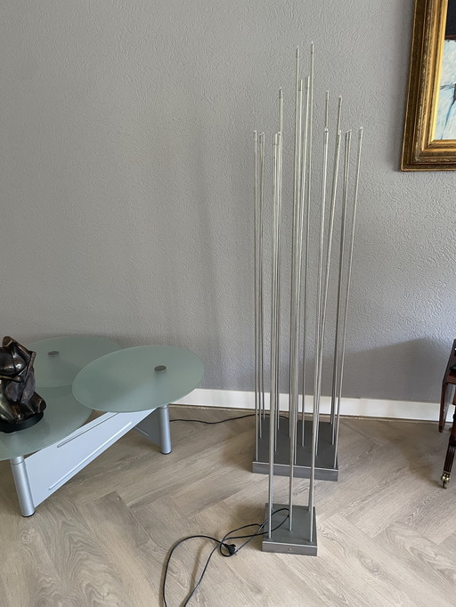 Set of lamps with halogen bulbs