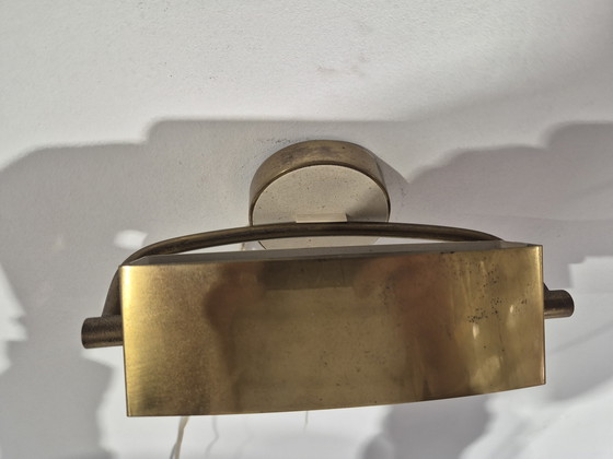 Image 1 of Jacques Biny brass wall lamp 1940s/50s