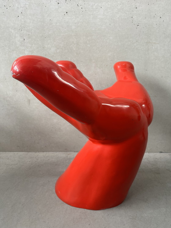 Image 1 of Sedia/sgabello vintage in poliestere - anni &#39;80