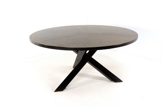 Image 1 of Gerard Geytenbeek wenge round dining table vintage