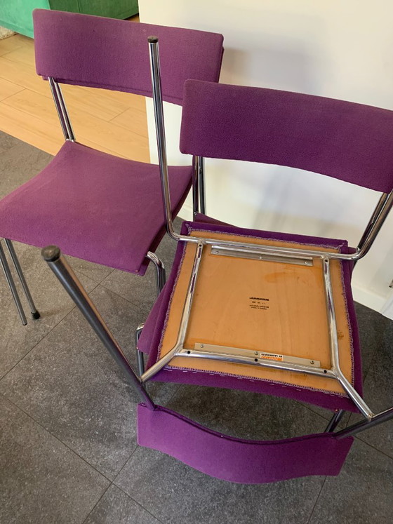 6 sedie Lammhults viola per il campus – Sedie da pranzo, Textile (photo 7 of 14)