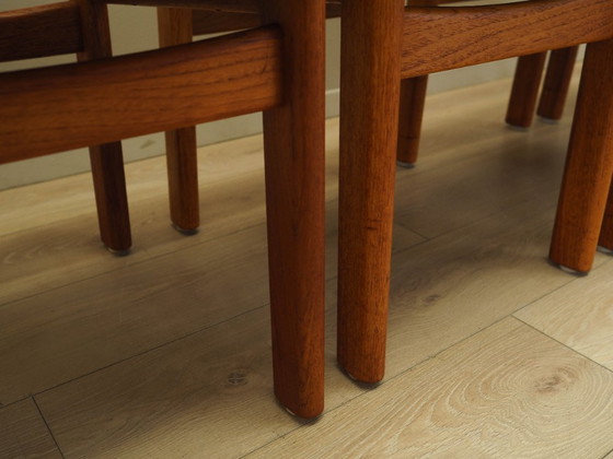Image 1 of Satz aus vier Stühlen aus Teakholz, dänisches Design, 1960er Jahre, Designer: Niels Koefoed, Hersteller: Glostrup