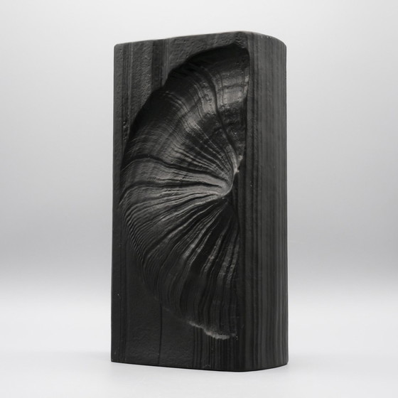 Image 1 of Martin Freyer Rosenthal Studio Line Brutalist Bisque Porcelaine Noire Vase Duo