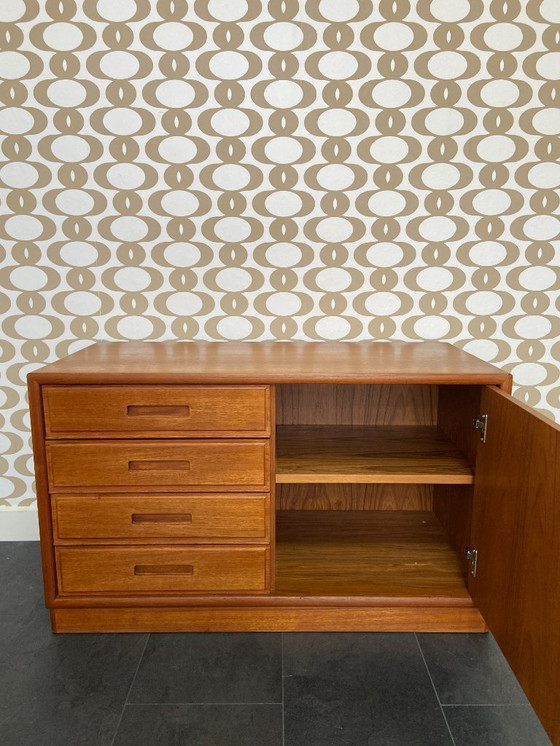 Image 1 of Armadio danese vintage in teak con 4 cassetti e anta