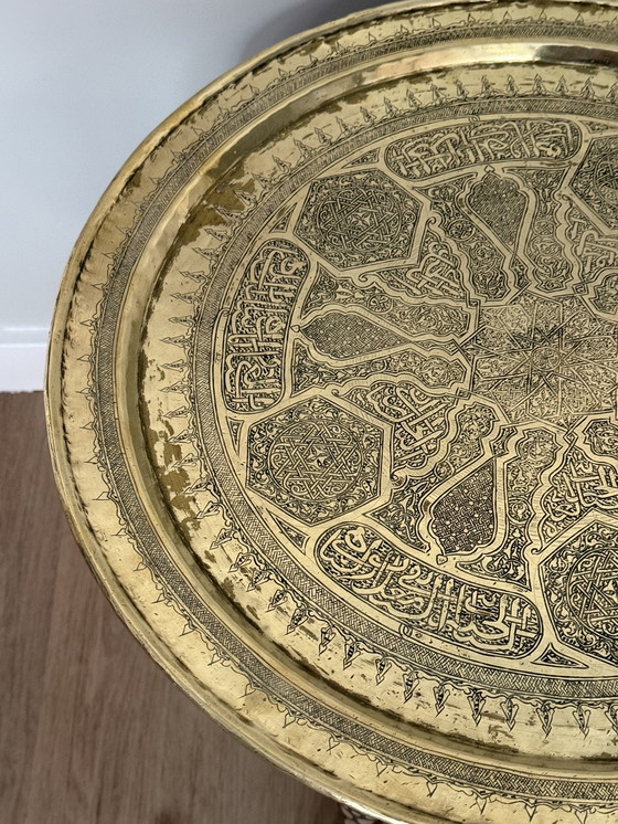 Image 1 of Table à thé orientale vintage