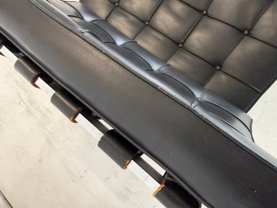 Knoll Barcelona Stoel Design Lederen Stoel Fauteuil – Stoelen / fauteuils, Leather, Metal (photo 11 of 15)