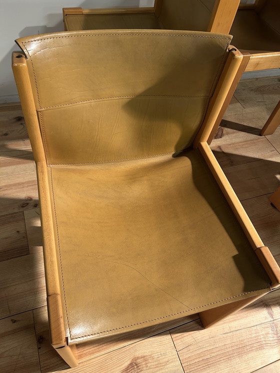 Image 1 of Vintage Ibisco Design Italiaans Tafel & 6 Stoelen Seventies