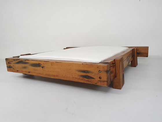 Image 1 of Lit de jour double en chêne wabisabi, 1970