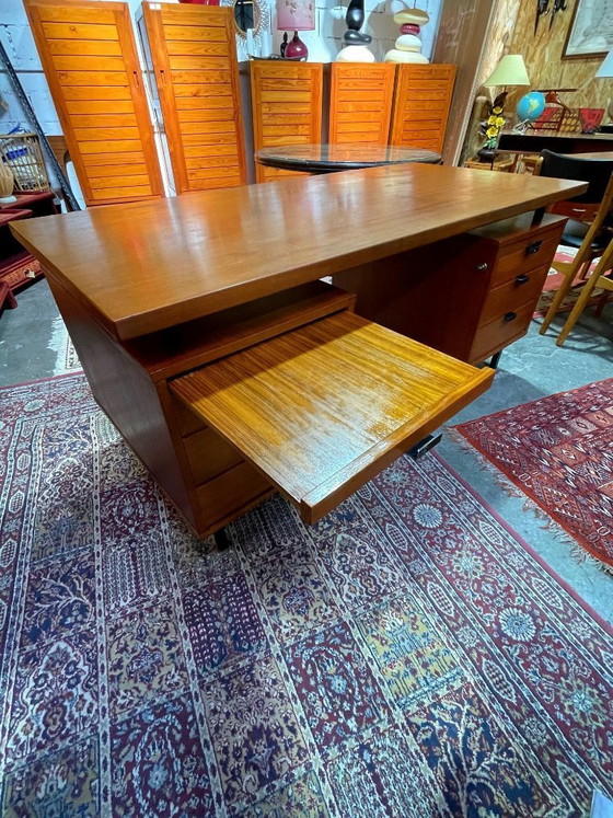 Image 1 of Escritorio antiguo de Jacques Hitier, década de 1960.